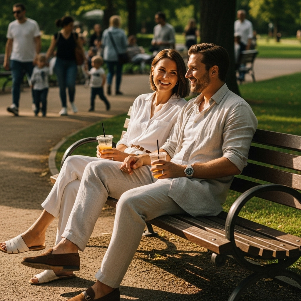 Relógio Masculino prateado em aço Capri