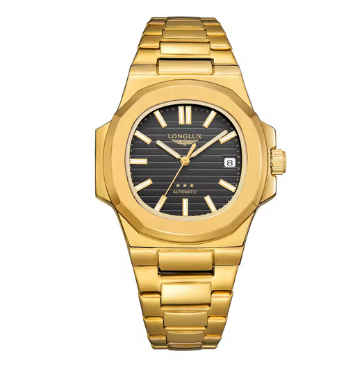 relógio pulseira em aço
relógio dourado
relógio masculino
relógio em aço
relógio automático
