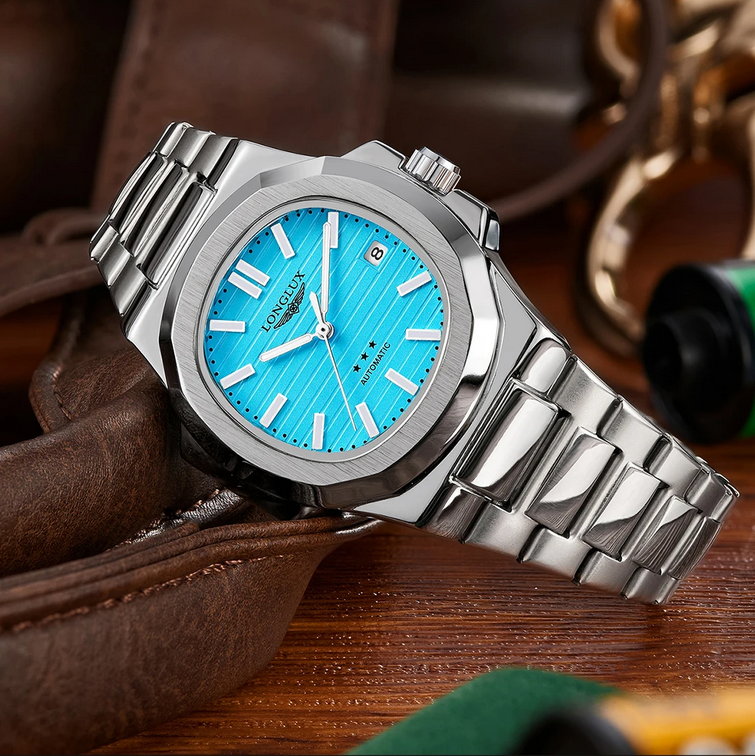 relógio pulseira em aço
relógio prateado
relógio masculino
relógio em aço
relógio automático
