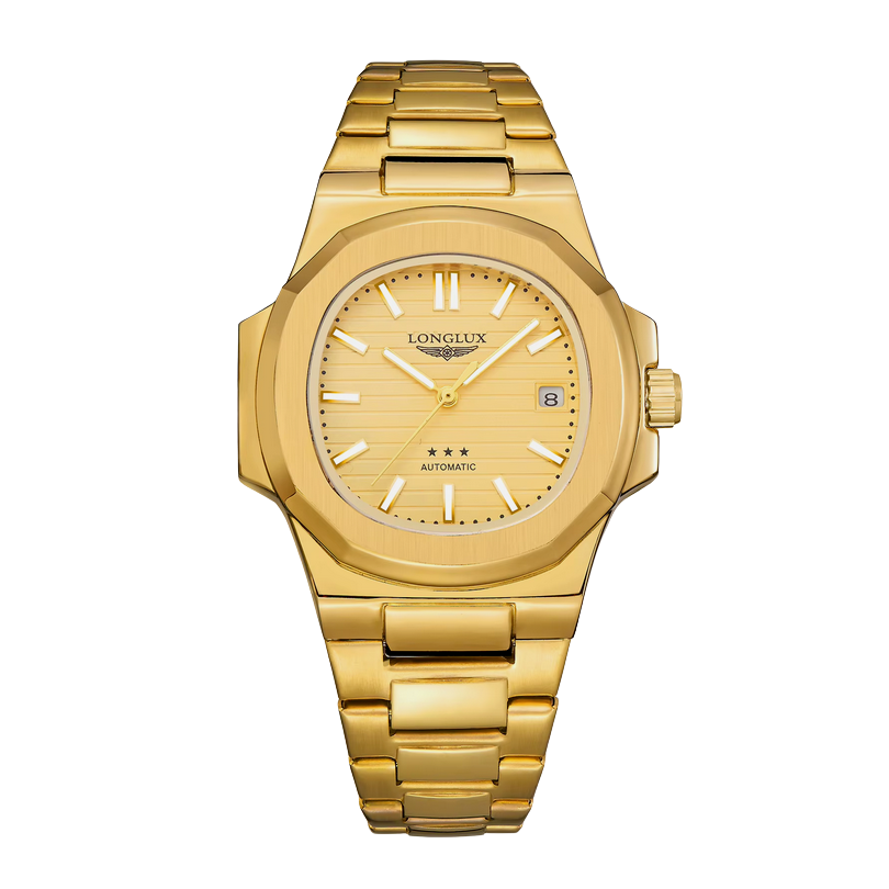 relógio automático
relógio em aço
relógio masculino
relógio pulseira em aço
relógio dourado