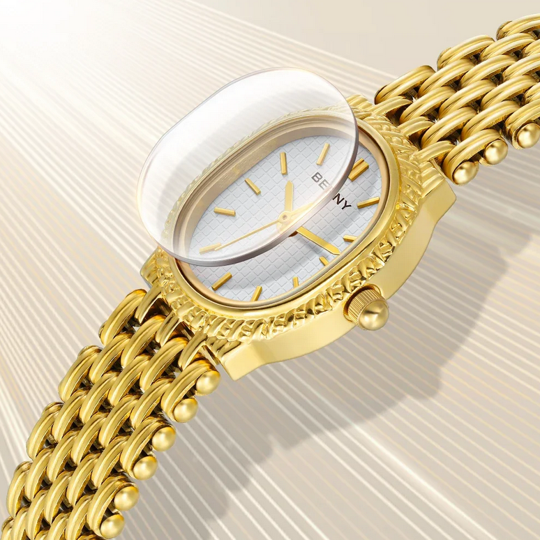 Relógio Feminino  Dourado em Aço  Celestia