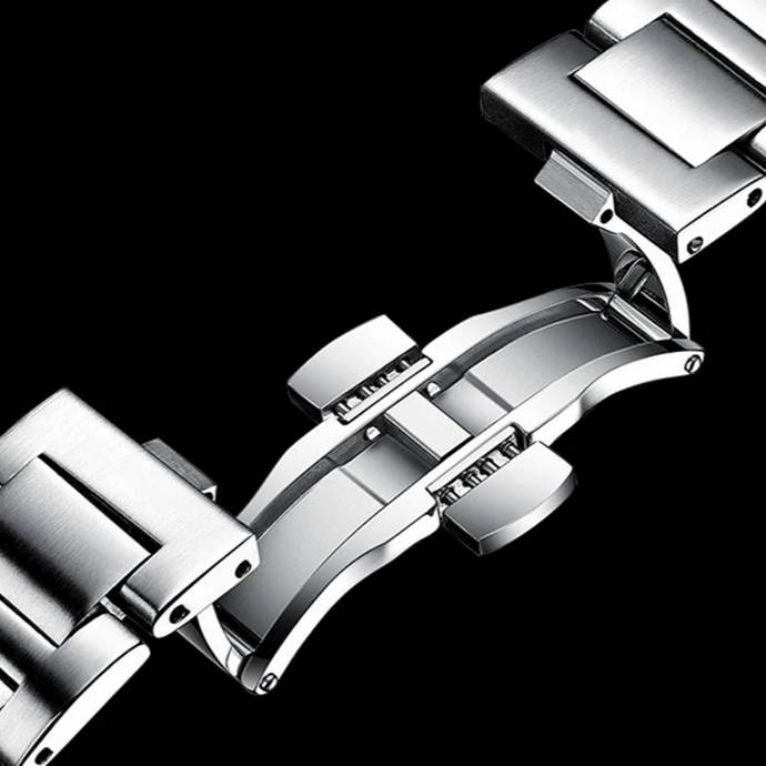 Relógio Masculino prateado em aço Nume