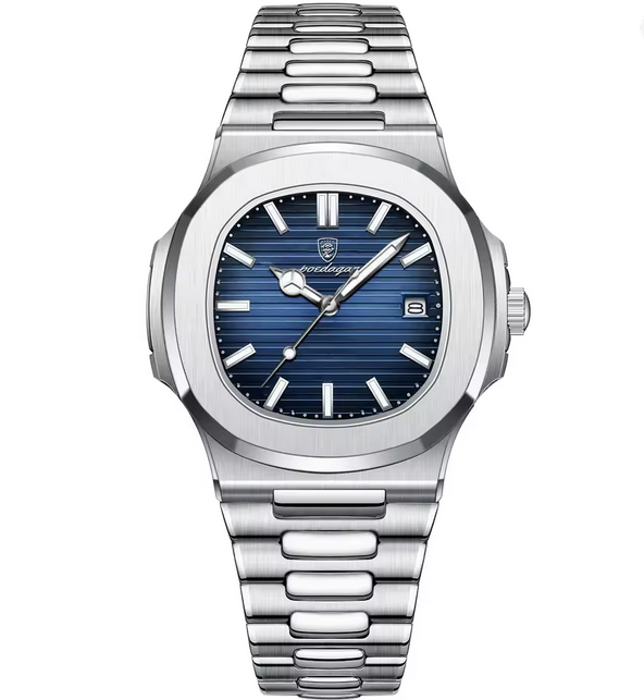 Relógio Masculino prateado em aço Nume